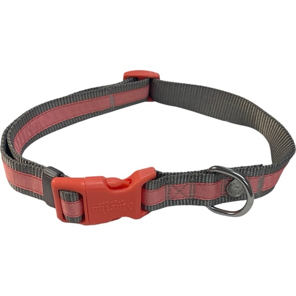 Martha Stewart Other - MS Jacquard Nylon Dog Collar Gray Blue Orange